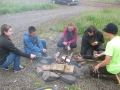 roasting-sausage-during-St.-George-seabird-camp