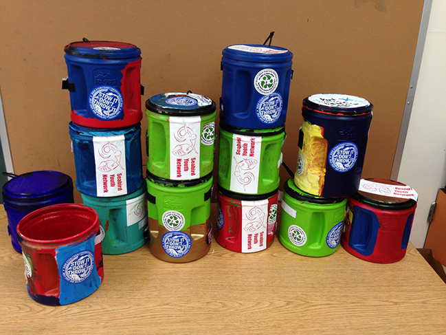 fishing line recycling containers